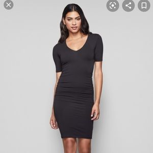 Good American The Low Down Mini Dress Size 2 Black